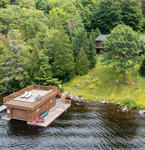 wide shot of property